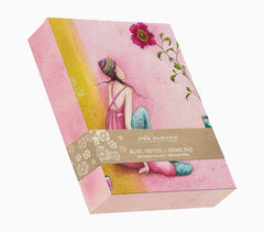 Pictura Aquarupella GaÃ«lle Boissonnard Bloc de 200 Notas Memo Blancas 10.5x15cm - Tapa con Acabado en Barniz - Laminado Mate de Tacto Suave - Papel con Certificacion FSC