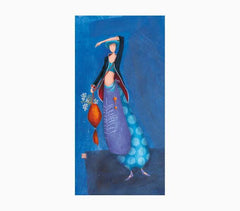 Pictura GaÃ«lle Boissonnard Tarjeta Doble - Acabado en Barniz de Relieve UV Grueso - Laminado Mate de Tacto Suave - 10.5x21cm - Papel con Certificacion FSC