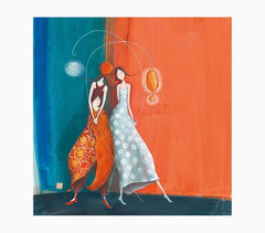 Pictura GaÃ«lle Boissonnard Tarjeta Doble - Acabado en Barniz de Relieve UV Grueso - Laminado Mate de Tacto Suave - 16x16cm - Papel con Certificacion FSC