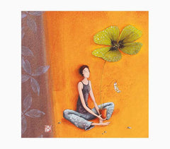 Pictura GaÃ«lle Boissonnard Tarjeta Doble - Acabado en Barniz de Relieve UV Grueso - Laminado Mate de Tacto Suave - 16x16cm - Papel con Certificacion FSC