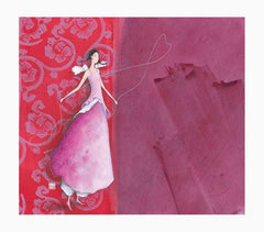 Pictura GaÃ«lle Boissonnard Tarjeta Doble - Acabado en Barniz de Relieve UV Grueso - Laminado Mate de Tacto Suave - 10.5x21cm - Papel con Certificacion FSC