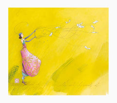 Pictura GaÃ«lle Boissonnard Tarjeta Doble - Acabado en Barniz de Relieve UV Grueso - Laminado Mate de Tacto Suave - 10.5x21cm - Papel con Certificacion FSC