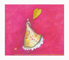 Pictura GaÃ«lle Boissonnard Tarjeta Doble - Acabado en Barniz de Relieve UV Grueso - Laminado Mate de Tacto Suave - 10.5x21cm - Papel con Certificacion FSC