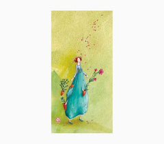Pictura GaÃ«lle Boissonnard Tarjeta Doble - Acabado en Barniz de Relieve UV Grueso - Laminado Mate de Tacto Suave - 10.5x21cm - Papel con Certificacion FSC