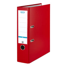 Elba Archivador Palanca Rado Top A4 - Resistente y Duradero - Capacidad para 80mm de Documentos - TamaÃ±o A4 - Color Rojo