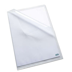 Elba Pack de 10 Dossieres UÃ±ero Standard Folio PP 140 Îœicras - Resistente y Duradero - Acabado Piel de Naranja Transparente