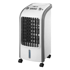 Muvip Climatizador 4 Litros, 80W, 3 Velocidades, OscilaciÃ³n 120Âº, Temporizador, Humidificador, Caudal 300mÂ³/h, con Ice-Pack