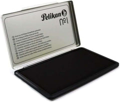 Pelikan Tampon Pelikan N.1 9x16cm - Ideal para Sellos de Oficina - TamaÃ±o Compacto - Tinta de Alta Calidad - Color Negro