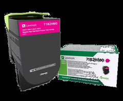 Cartouche de toner originale magenta Lexmark CS417/CX417/CS517/CX517 - 71B2HM0/71B0H30