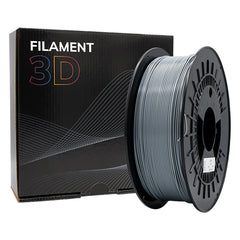 Filamento PETG 3D - Diâmetro 1,75mm - Carretel 1kg - Cor Cinza