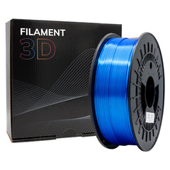 3D PLA SILK Filament - Diameter 1.75mm - Coil 1kg - Color Blue