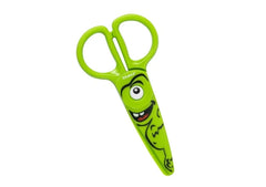 Dahle 54678 Kids Tijeras Infantiles 12cm para los mas PequeÃ±os - Hojas de Plastico - Puntas Redondeadas - Modelo Dino - Color Verde