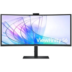 Samsung ViewFinity S65VC Monitor 34" LCD VA Curvo 1000R UltraWide WQHD 100Hz FreeSync - Webcam Integrada - Respuesta 5ms - Angulo de Vision 178Âº - USB-C, USB-A, HDMI, DisplayPort - VESA 100x100mm