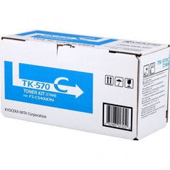 Kyocera TK570C Cyan Original Toner Cartridge - 1T02HGCEU0/TK570C