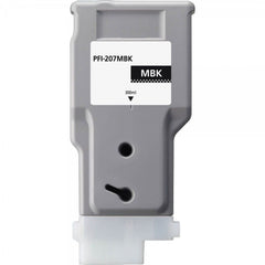 Cartucho de tinta pigmentada genérico Canon PFI207 preto fosco - substitui PFI207MBK/8788B001