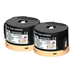 Epson C13S050711 Pacote preto de 2 cartuchos de toner originais - C13S050711