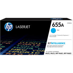 Cartouche de toner cyan authentique HP CF451A - 655A