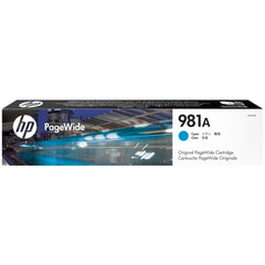 HP J3M68A Cyan Original Ink Cartridge - 981A