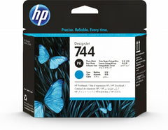 HP F9J86A Negro Photo y Cyan Cabezal de Impresion Original - 744