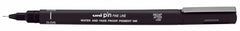 Uni-ball PIN005 Rotulador Calibrado - Punta Poliacetal 0.05mm - Tinta Pigmentada Resistente al Agua y Luz - Color Negro