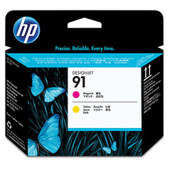 Cabeça de impressão original HP C9461A magenta e amarela - 91