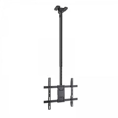 Tooq Soporte XL de Techo para Pantallas 32-75" - Angulo de Giro 180Âº - Inclinable - Gestion de Cables - Peso Max. 60kg - VESA Max. 400x400mm - Color Negro