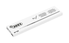 Jovi Pinceles Artisticos Pelo Poney NÂº 00 - Pelo Natural - Mango de Madera - Calibre 00 al 12 - Punta Redonda - Pelo Suave - Color Varios