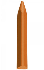 Jovi Triwax Estuche de 12 Ceras - Triangulares - No Manchan Ni Se Rompen - Trazo Suave - Gran Rendimiento - Facil Agarre - Apto para Sacapuntas - Libre de Alergenos - Color Naranja
