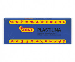 Jovi Caja de 15 Pastillas de Plastilina 150gr - Mezclables - No Se Seca - Facil de Moldear - Color Azul Oscuro