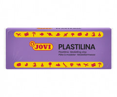 Jovi Caja de 15 Pastillas de Plastilina 150gr - Pasta de Modelar Vegetal - No Se Seca - sin Gluten - Inocua - Facil de Moldear - Ideal para Figuras en Volumen - Color Lila
