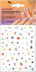 Alpino Pack de Pegatinas para UÃ±as Halloween - Autoadhesivas - DiseÃ±os Terrorificos