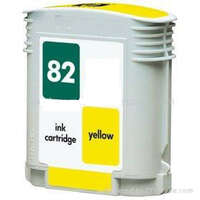 Cartucho de tinta genérico amarelo HP 82 - substitui C4913A