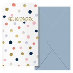 Dohe Copos Pack de 6 Tarjetas/Billeteros de Felicitacion con Sobre - TamaÃ±o 9x16cm - Papel Offset - Impresas a todo Color