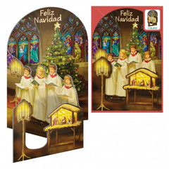 Dohe Cantando a la Navidad Pack de 6 Tarjetas Desplegables de Felicitacion NavideÃ±a con Sobre - Impresas a todo Color