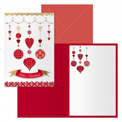 Dohe Carrusel Pack de 6 Tarjetas de Felicitacion NavideÃ±a con Sobre - TamaÃ±o Cerrada 11.5x17cm, Abierta 23x17cm - Papel Offset - Impresas a todo Color