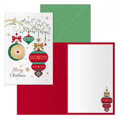 Dohe Cascabel Pack de 6 Tarjetas de Felicitacion NavideÃ±a con Sobre - TamaÃ±o Cerrada 11.5x17cm, Abierta 23x17cm - Papel Offset - Impresas a todo Color