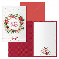 Dohe Deseos Pack de 6 Tarjetas de Felicitacion NavideÃ±a con Sobre - TamaÃ±o Cerrada 11.5x17cm, Abierta 23x17cm - Papel Offset - Impresas a todo Color