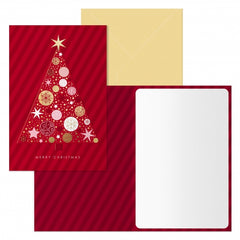 Dohe Abeto Pack de 6 Tarjetas de Felicitacion NavideÃ±a con Sobre - TamaÃ±o Cerrada 11.5x17cm, Abierta 23x17cm - Papel Offset - Impresas a todo Color