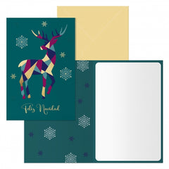 Dohe Heorot Pack de 6 Tarjetas de Felicitacion NavideÃ±a con Sobre - TamaÃ±o Cerrada 11.5x17cm, Abierta 23x17cm - Papel Offset - Impresas a todo Color