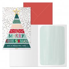 Dohe Natale Pack de 6 Tarjetas de Felicitacion NavideÃ±a con Sobre - TamaÃ±o Cerrada 11.5x17cm, Abierta 23x17cm - Papel Offset - Impresas a todo Color