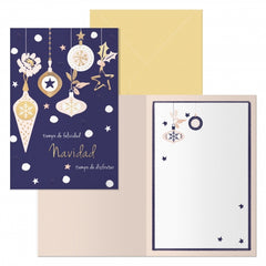 Dohe Jingle Pack de 6 Tarjetas de Felicitacion NavideÃ±a con Sobre - TamaÃ±o Cerrada 11.5x17cm, Abierta 23x17cm - Papel Offset - Impresas a todo Color