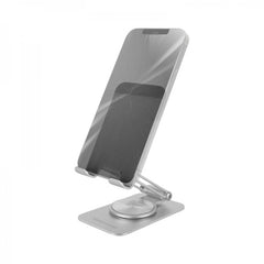 Mars Gaming MA-RSS Soporte para Smartphone - Aluminio ligero - Rotacion 360Âº - Ajuste altura 180Âº - Base antideslizante - Color Plata