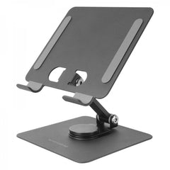 Mars Gaming MA-RST Soporte para Tablets y Convertibles - Acero Resistente - Rotacion 360Âº - Ajuste de Altura - Base Antideslizante - Color Negro