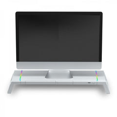 Mars Gaming MGS-ONE Soporte Monitor - Iluminacion CHROMA RGB - TamaÃ±o Ajustable - Ergonomia Optima - Conector USB 2.0 - Stand para Smartphone - Color Varios