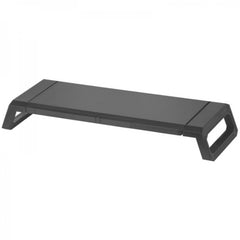 Mars Gaming MGS-PRO Soporte para Monitor - Ergonomia Optima - Soporte para Smartphone/Tablet - Cajon de Almacenaje - TamaÃ±o Ajustable - Color Negro