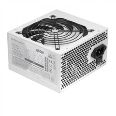Mars Gaming MPIII650 Fuente de Alimentacion - Tecnologia AI-RPM Silenciosa - 99% Eficiencia DIGITAL APFC - Cables Planos Extra Largos - Certificacion TÃœV Rheinland - Color Blanco
