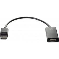 HP Adaptador DisplayPort a HDMI - Resolucion 4K - Conector DisplayPort Macho a HDMI Hembra - Diseño Compacto y Portátil