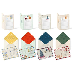 Bismark Pack de 24 Tarjetas de Felicitacion NavideÃ±a con Sobre - TamaÃ±o Tarjeta 11.5x17.5cm - DiseÃ±os Variados