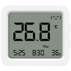 Xiaomi Mi Temperature and Humidity Monitor 3 Monitor de Temperatura y Humedad Bluetooth - Temperatura 0 a 60ÂºC y Humedad del 0% al 99% RH - Fecha y Hora - Color Blanco