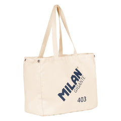 Milan Gigante 403 Serie 1918 Tote Bag Bolsa de Tela - TamaÃ±o 51x40.5x21.5cm - Capacidad 40L - Color Beige